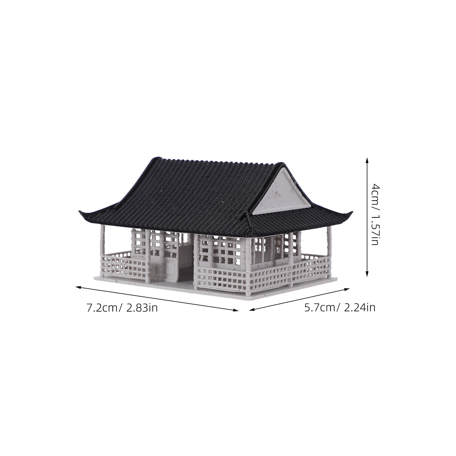 Mini Chinese Building Statue H - Bonsai Garden Desk 评论和价格